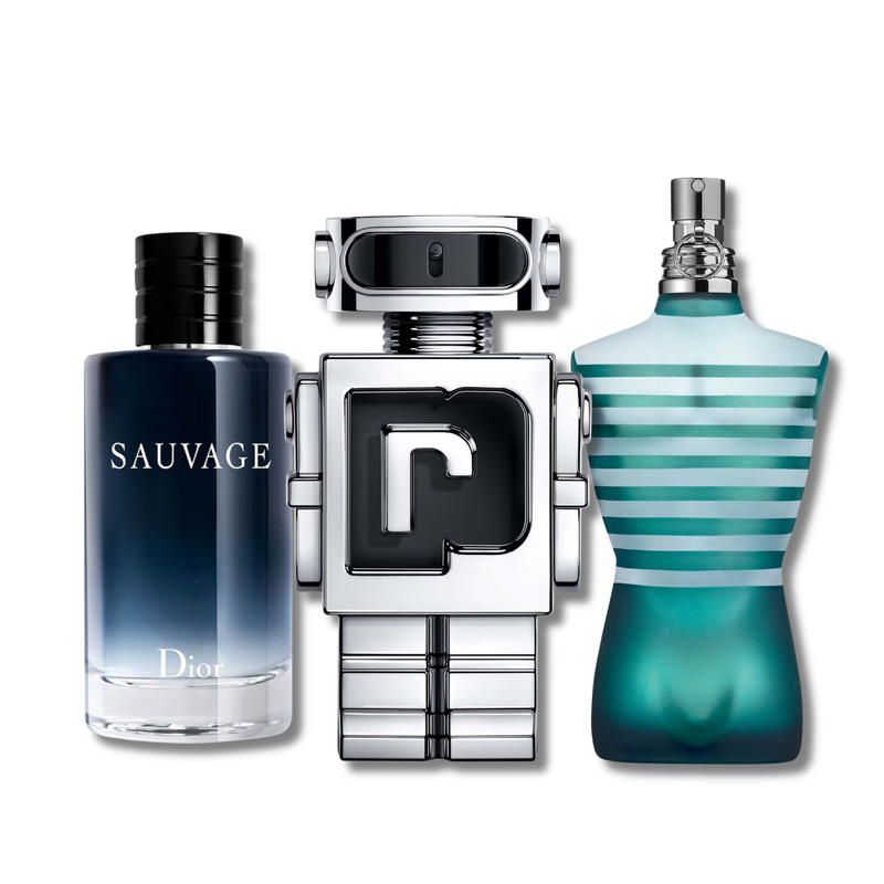 3 Parfums - Jean Paul Gaultier, Phantom, Sauvage (Achetez 1 et obtenez 3)